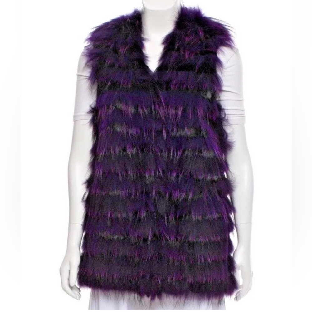 Alice and Olivia fur vest